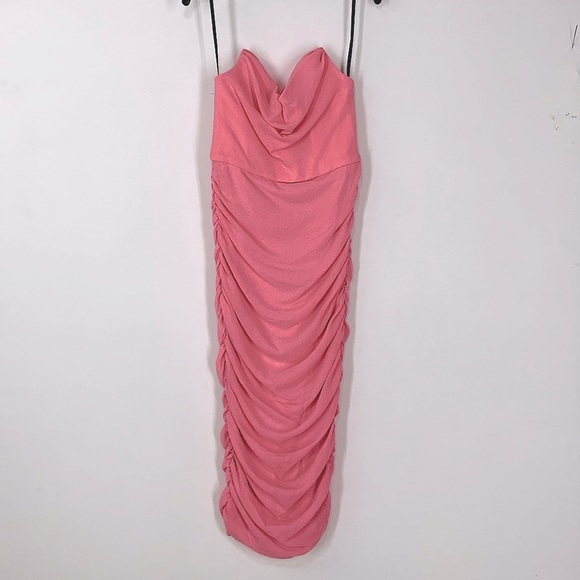 Michael Costello x REVOLVE India Midi Dress in Pink Size S - Picture 6 of 6
